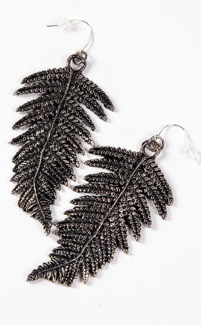 Fern Earrings | Silver
