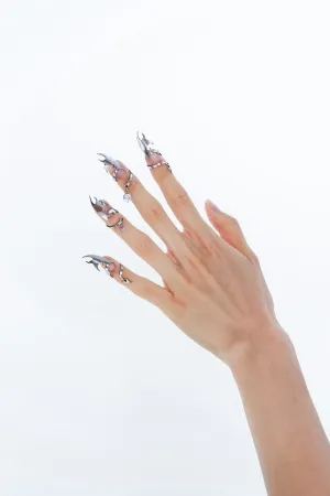 Fervooor Fire butterfly fingertip ring