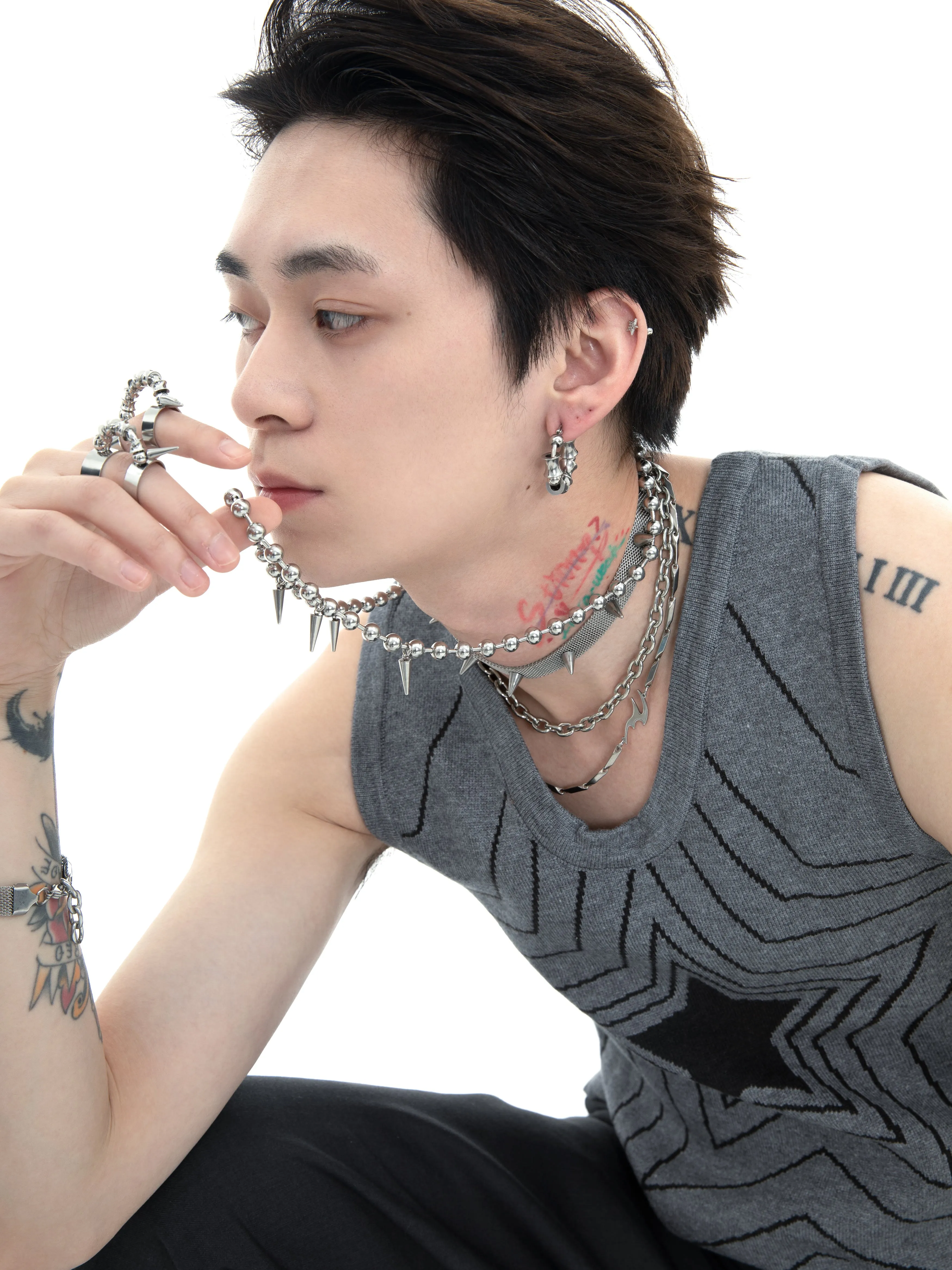 Fervooor Mechanical Bones earrings