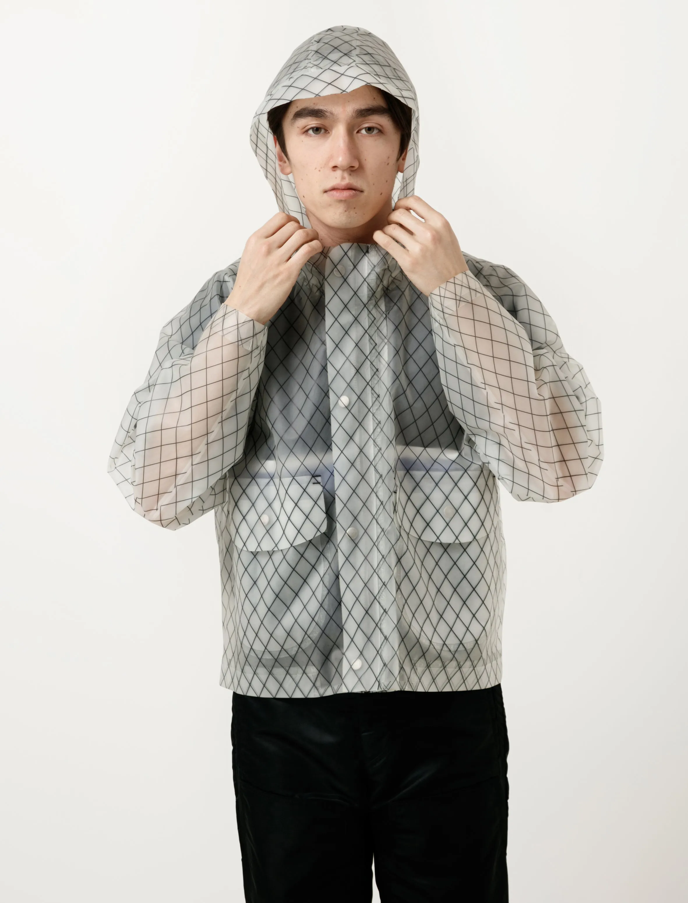 Fishnet Bonded Rain Shell