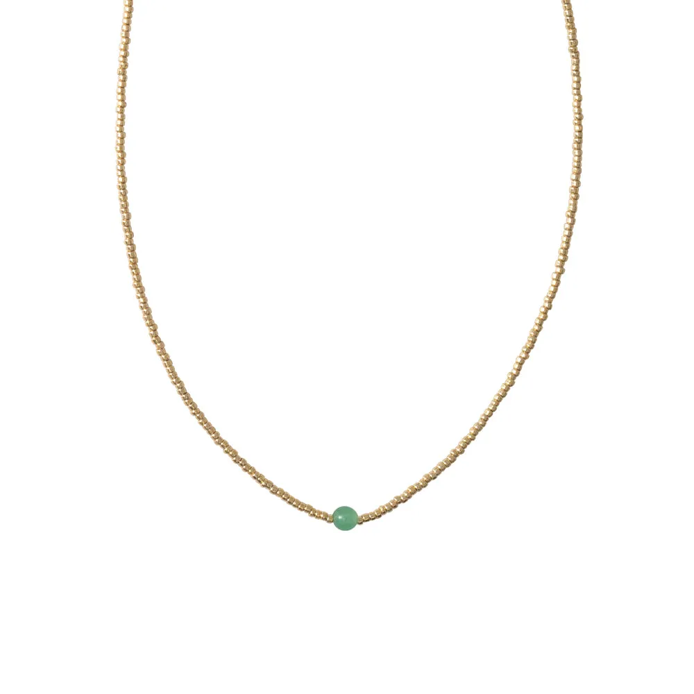 Flora Aventurine GC Necklace