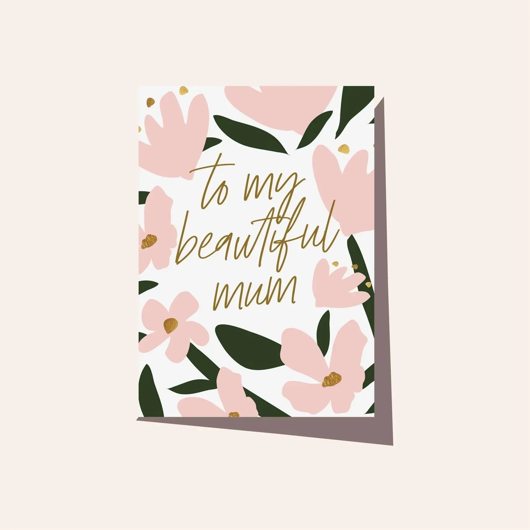 Flower Beautiful Mum Card