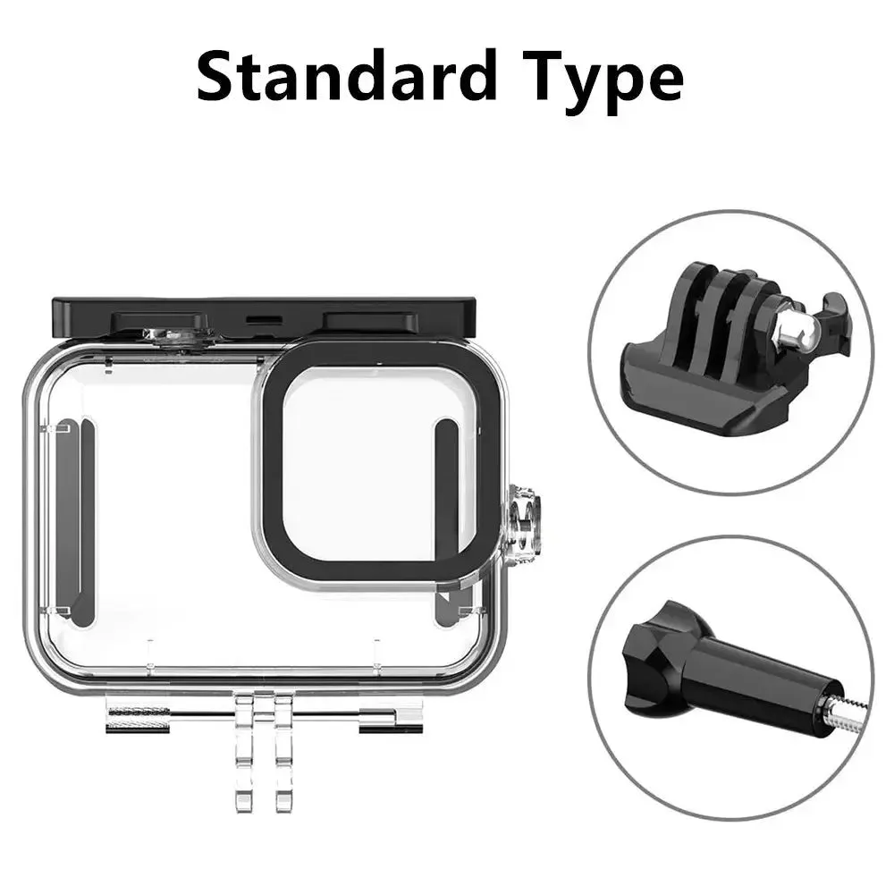 For GoPro Hero 11 10 9 Black Case Waterproof 60M Housing Diving Protective for Go Pro 9 10 GoPro9 Underwater Cover Accessories