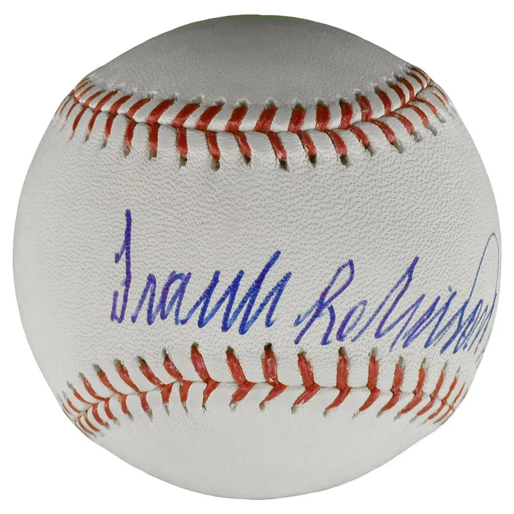 Frank Robinson Signed And Inscribed HOF 82 MLB Baseball (BAS)