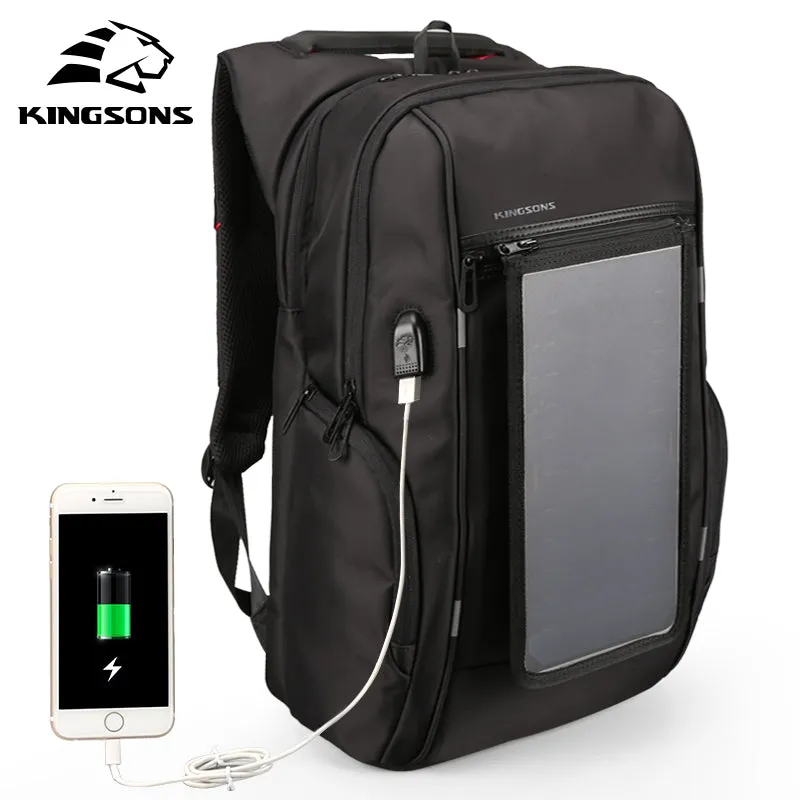 (Free Shipping) External USB Solar Charge Waterproof Travel Backpack (Free Shipping)