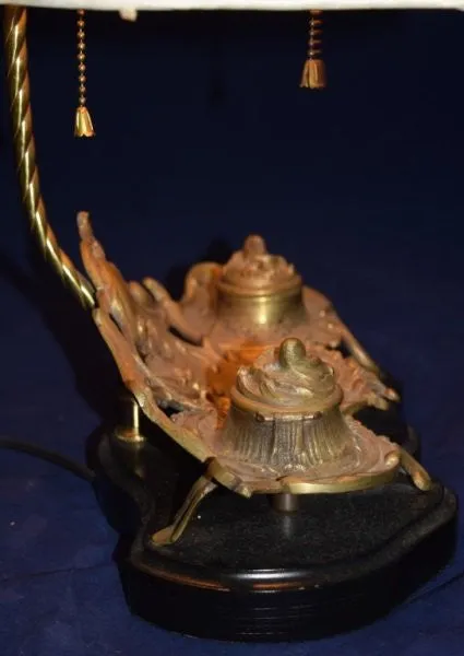 French Rococo Inkwell Lamp 19th century ( 1800s )