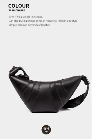 French small lambskin dumpling crossbody bag coffee 2701