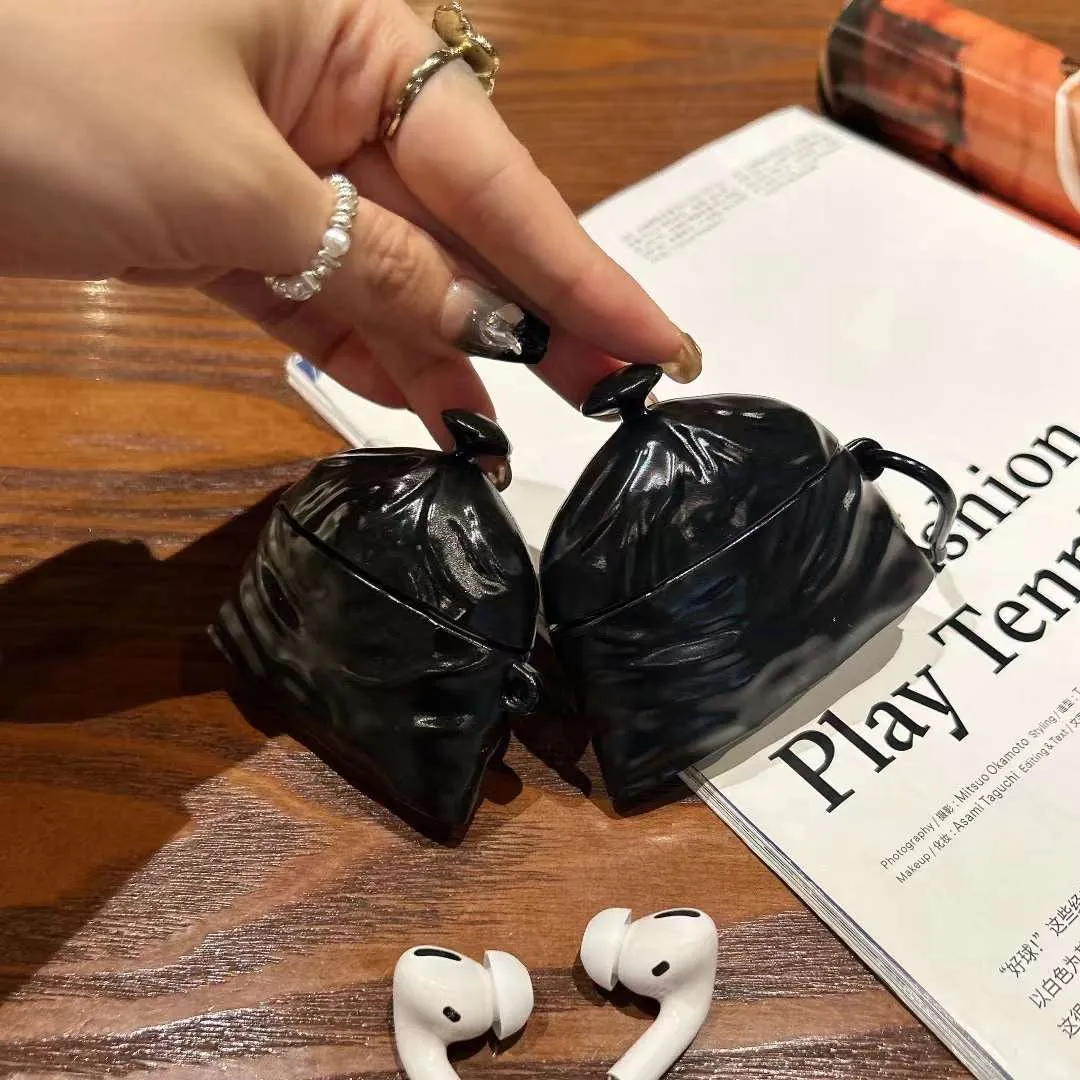 Garbage Bag Style Airpod Case