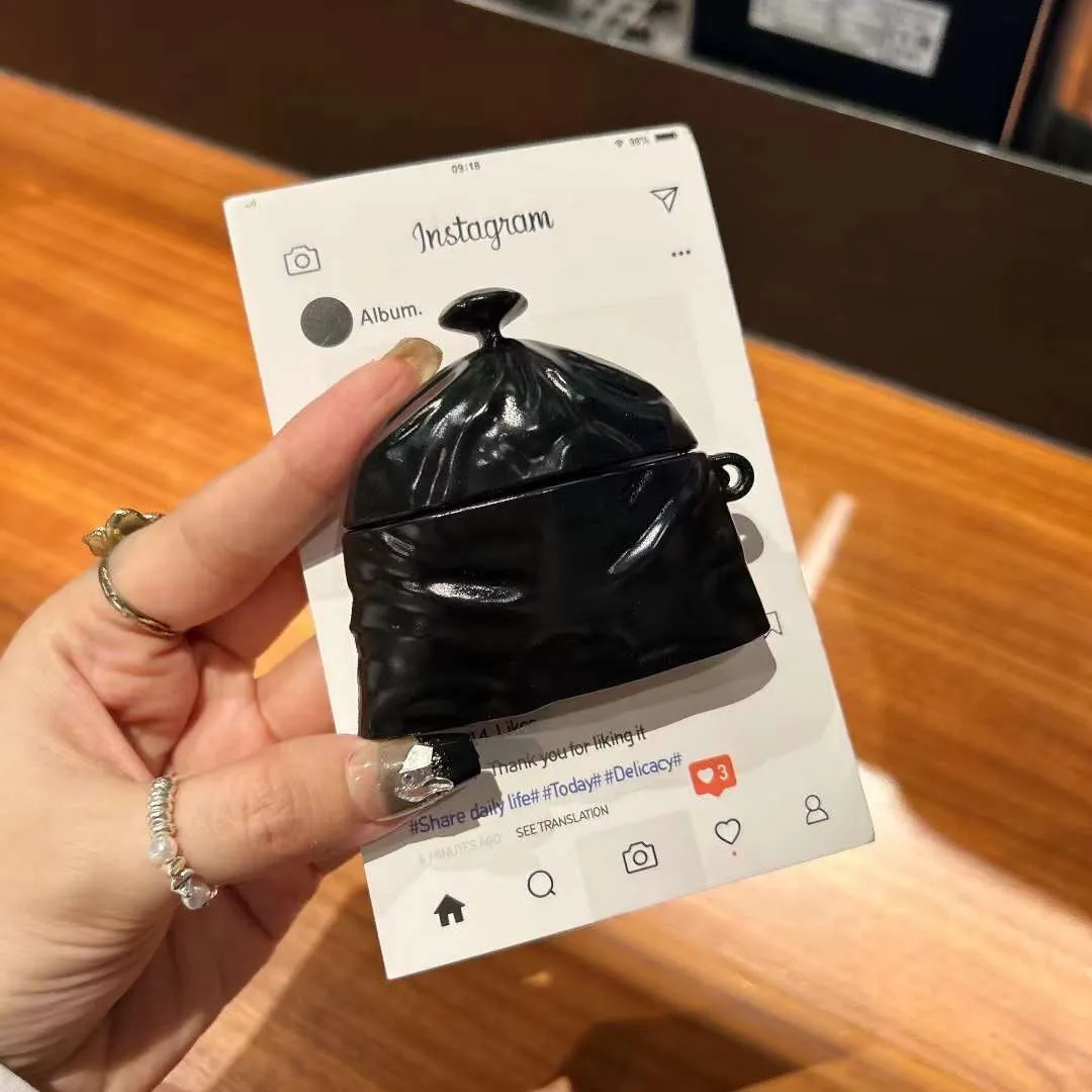 Garbage Bag Style Airpod Case