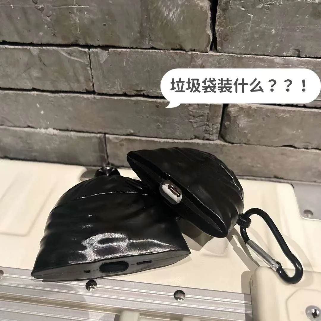 Garbage Bag Style Airpod Case