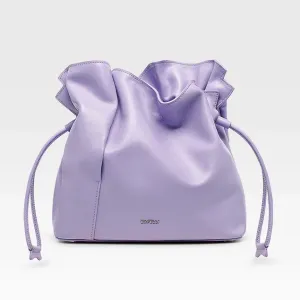 Genuine Leather Casual Bucket  Shoulder Handbag