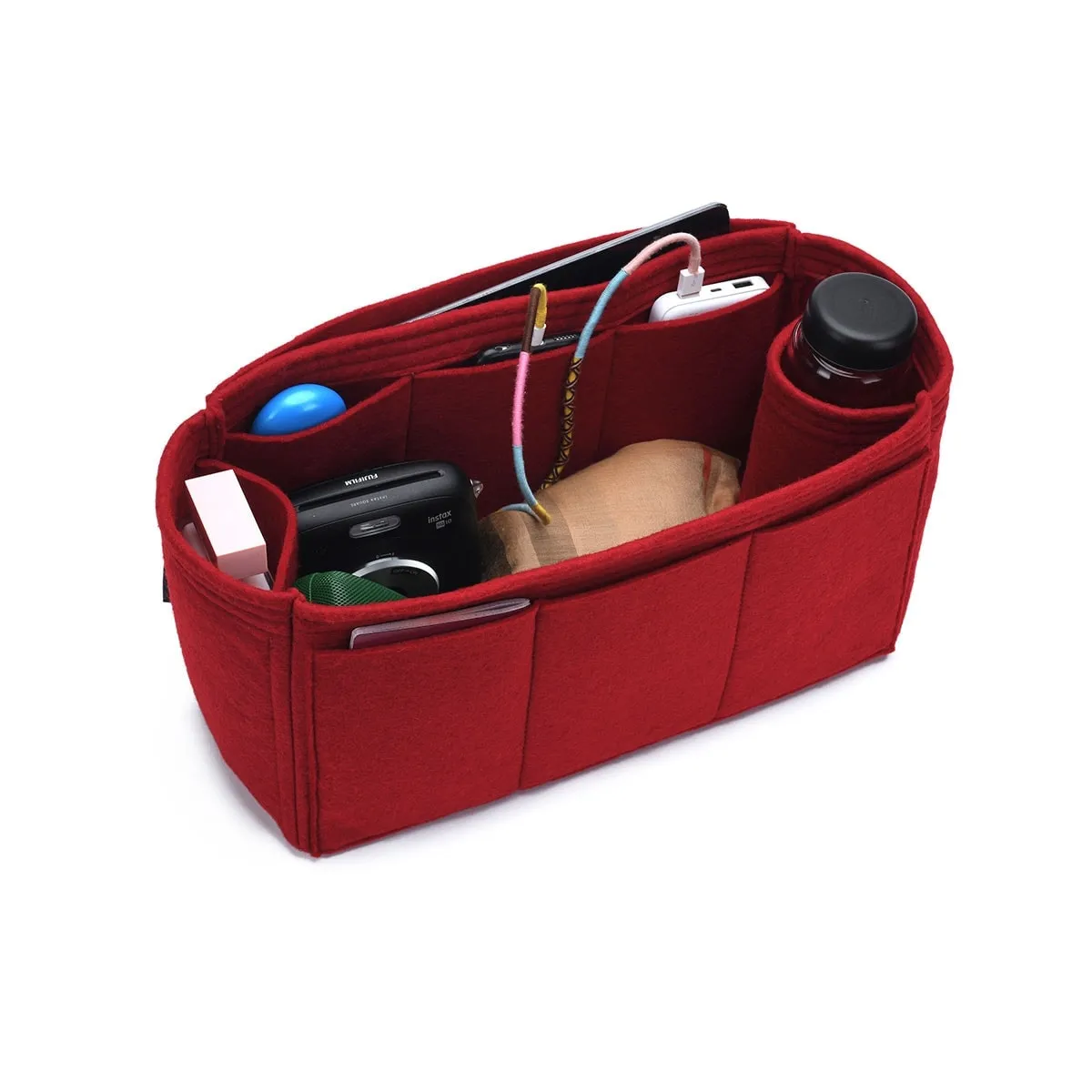 Goyard St Louis and Goyard Anjou Bag Organizer Insert, Bag Organizer with Single Bottle Holder and Exterior Pockets