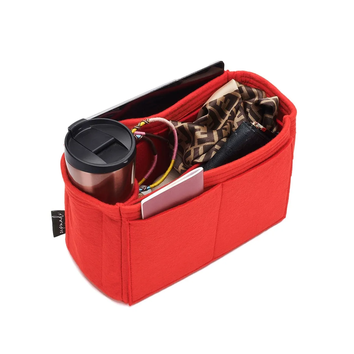 Goyard St Louis and Goyard Anjou Bag Organizer Insert, Bag Organizer with Single Bottle Holder and Exterior Pockets