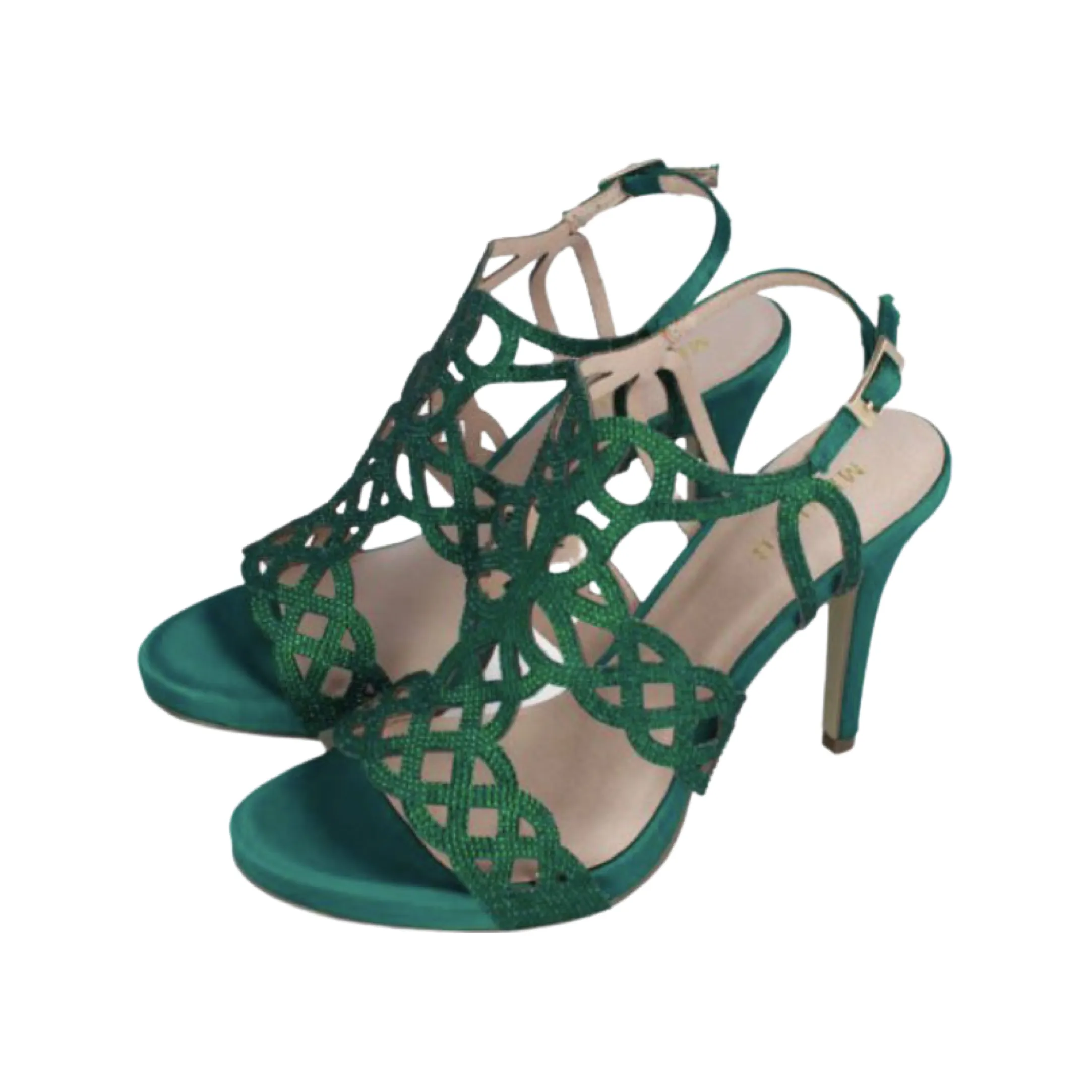 Green Shoes with Matching Bag