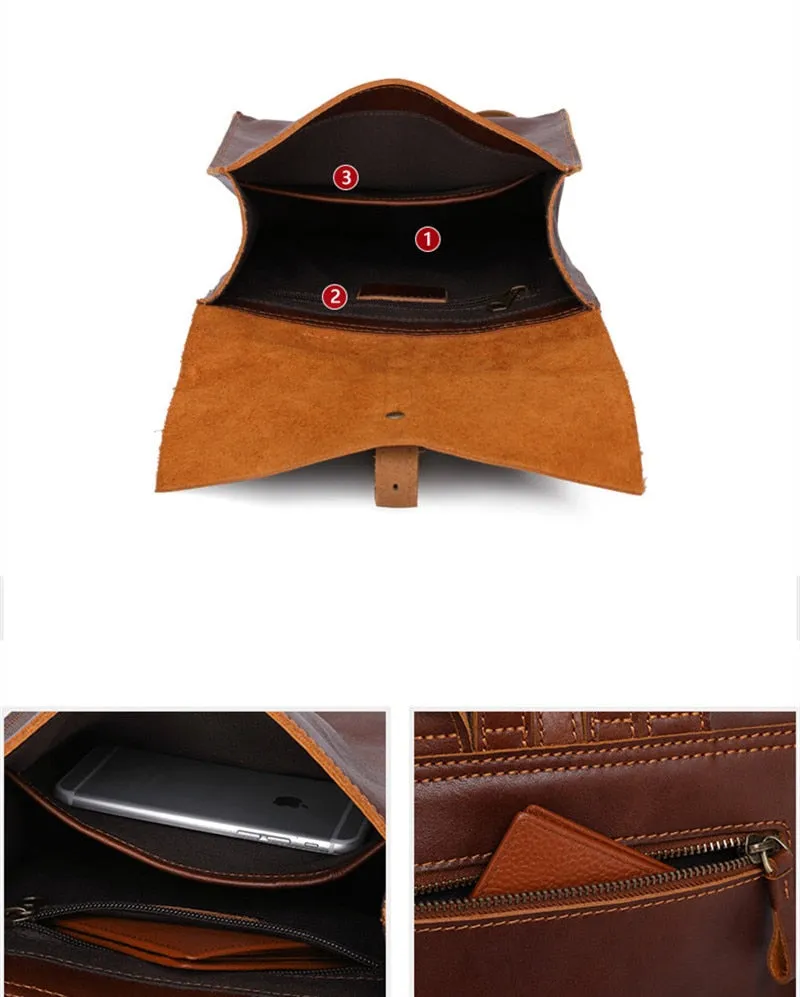 Handmade Leather Japanese Backpack