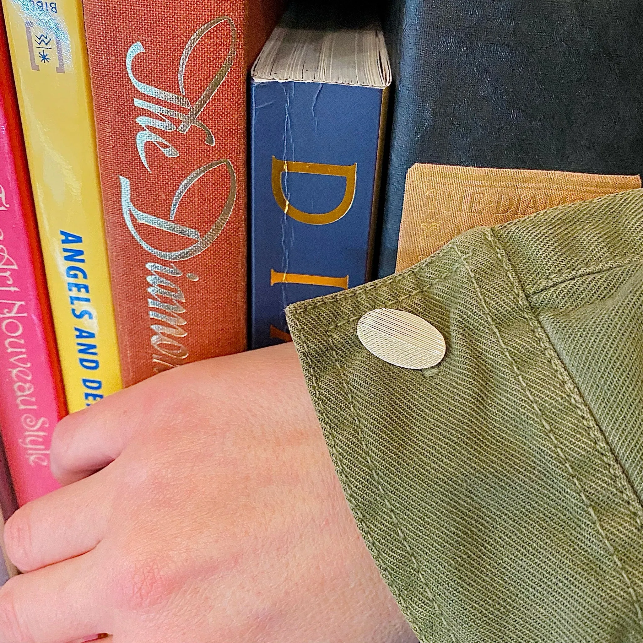 Handsome Engraved Sterling Silver Cufflinks