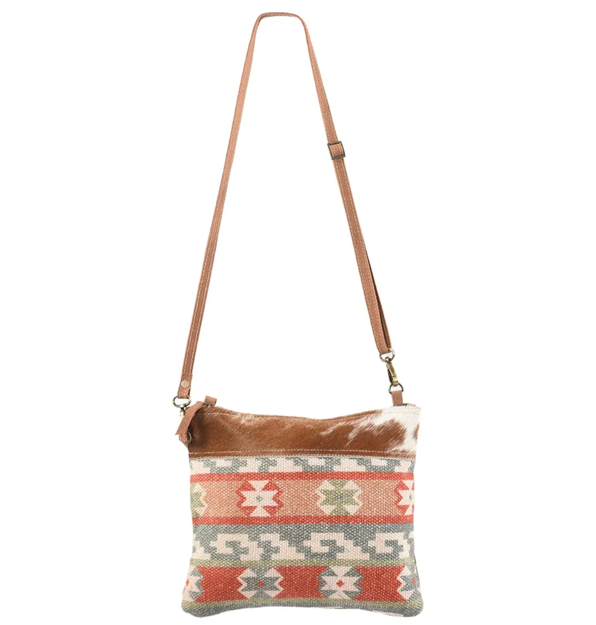 Hannah Leather and Canvas Bag