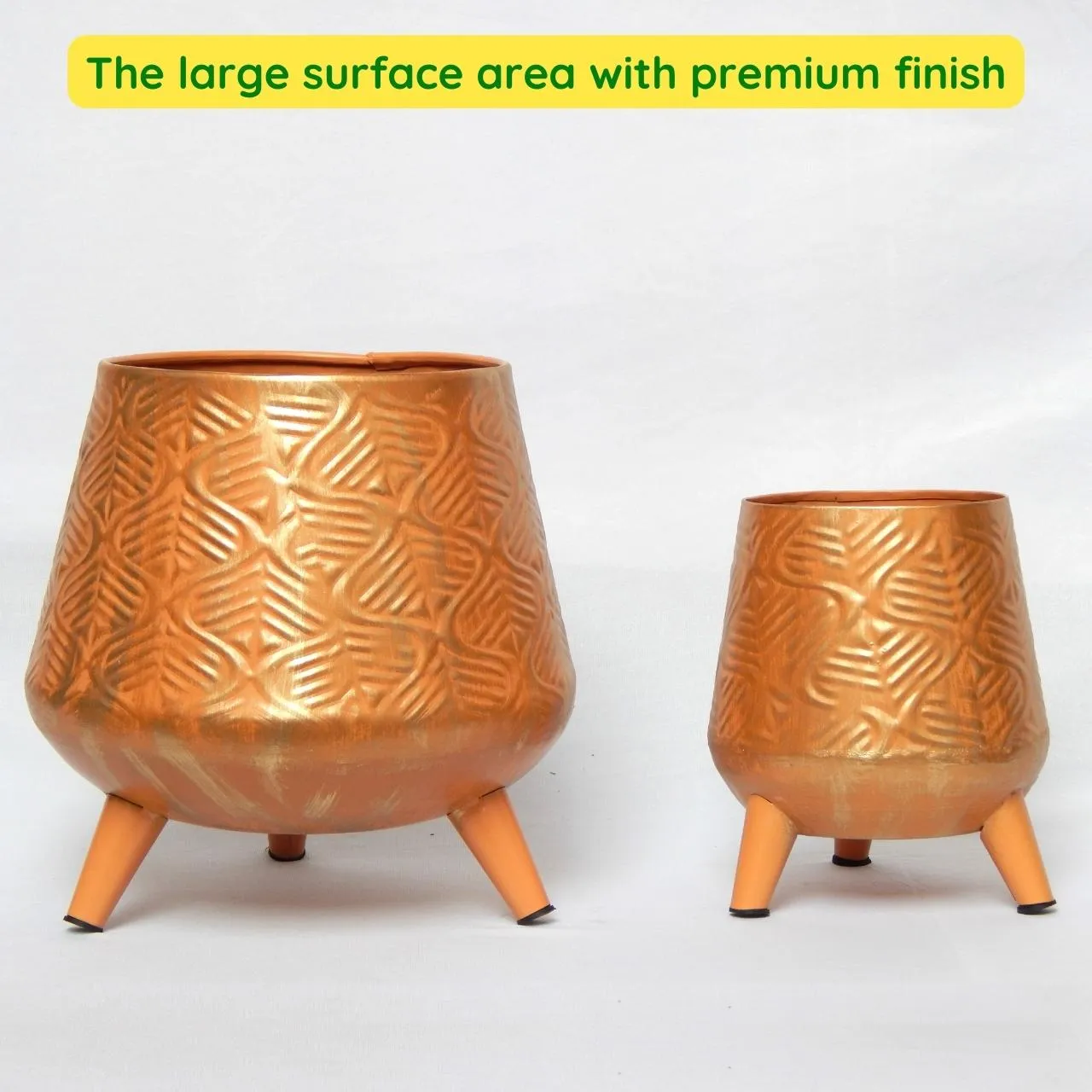 Hazel Metal Planter with Stand