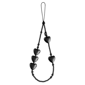 Heart Phone Charm - Heart of Obsidian