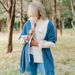 High Seas Handwoven Alpaca Wrap