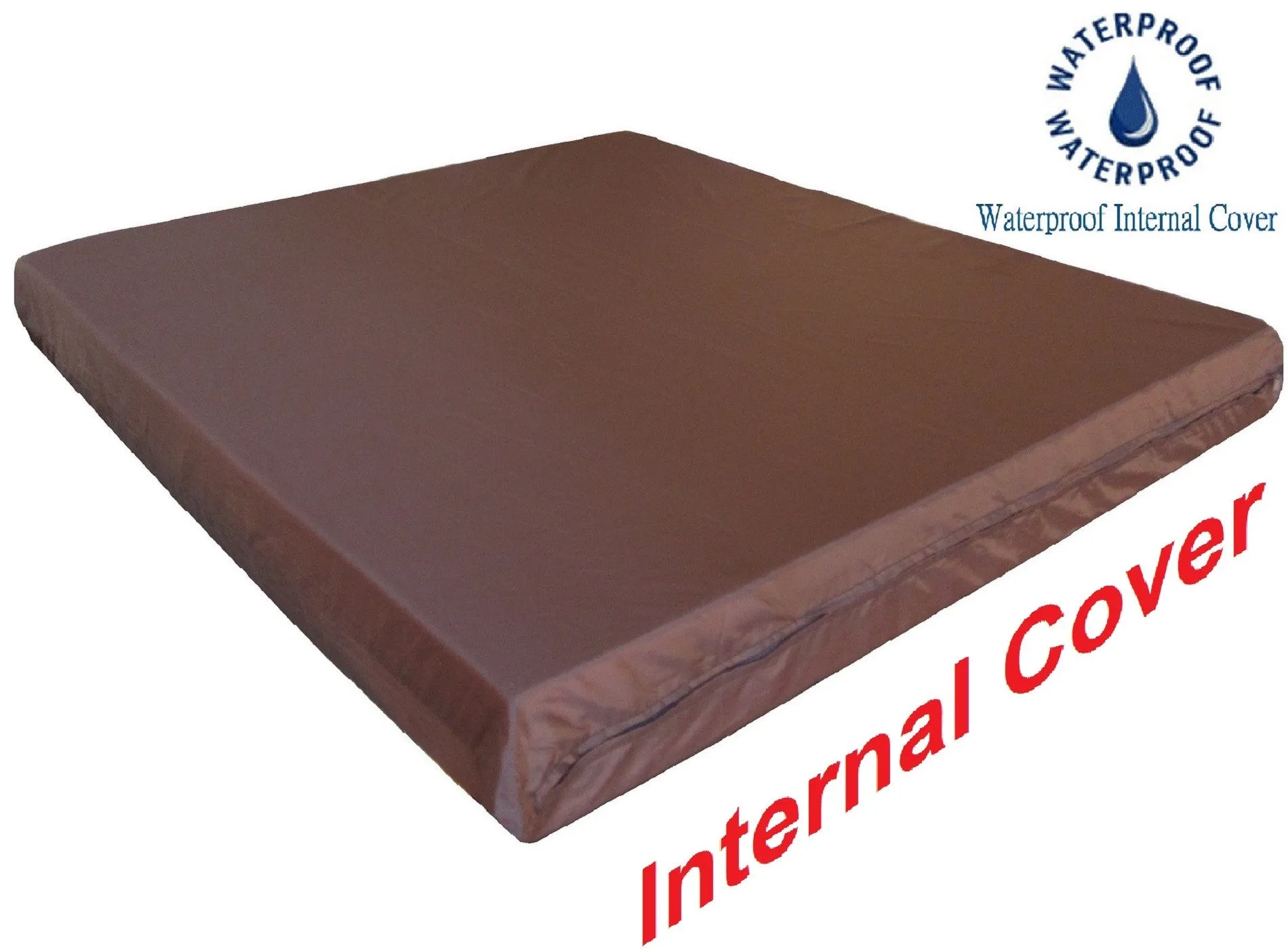 Internal Replacement Cover for Patio Memory Foam Pad Cushion
