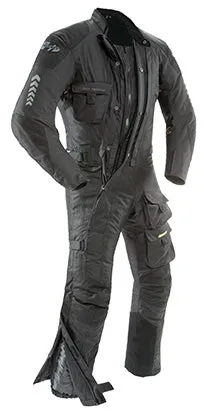 Joe Rocket Survivor Mens Waterproof Touring Suit Black/Black Short