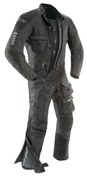 Joe Rocket Survivor Mens Waterproof Touring Suit Black/Black Short