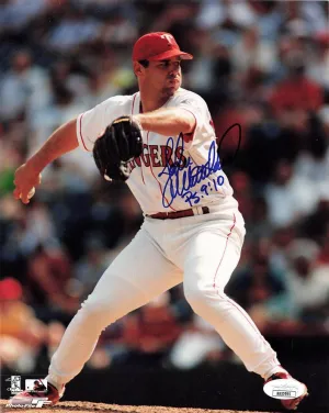 John Wetteland Signed 8x10 Photo Texas Rangers (JSA RR57995)