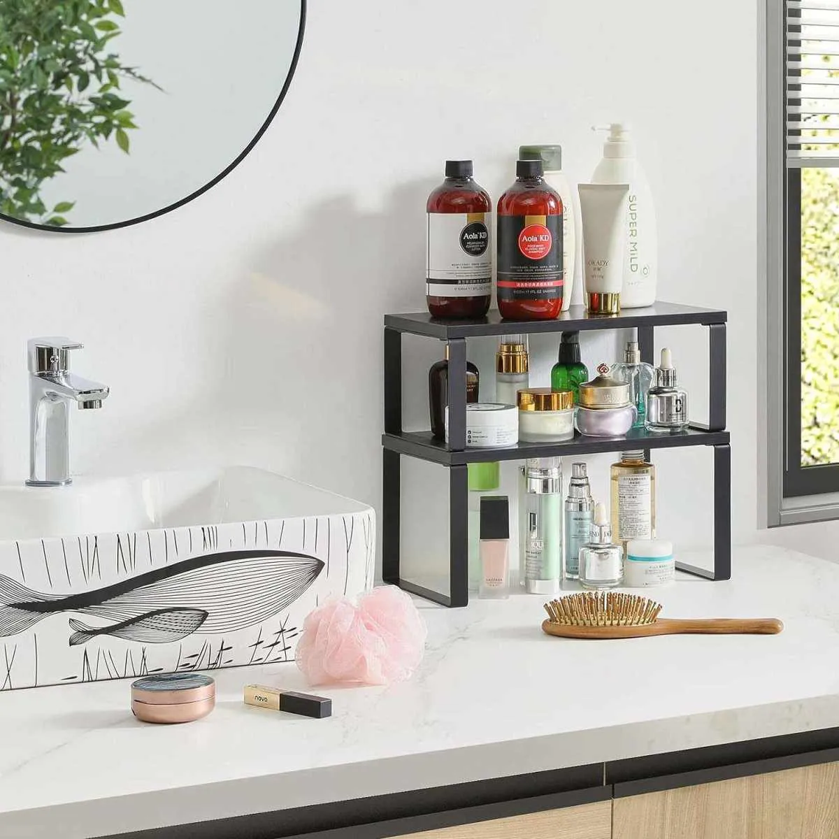 Kitchen Counter-Top Shelves, Storage organizer
