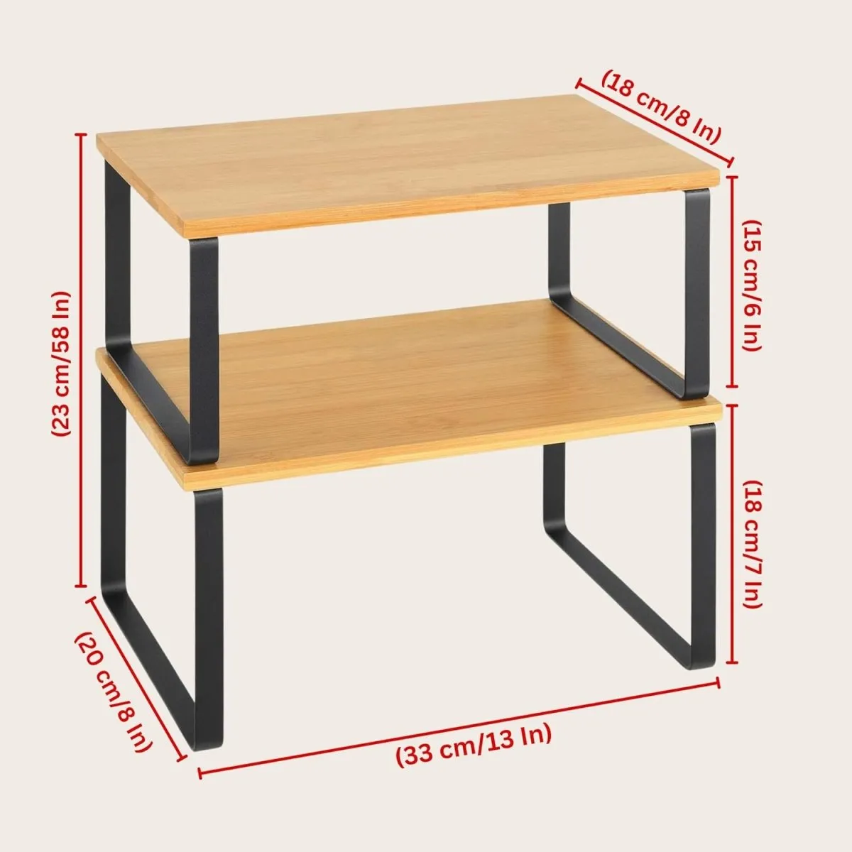 Kitchen Counter-Top Shelves, Storage organizer