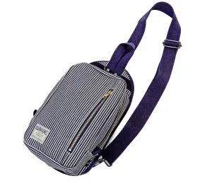Kojima Genes Sling Bag Men's Casual Small Crossbody Backpack rnb953 RNB-953 Hickory-Stripe