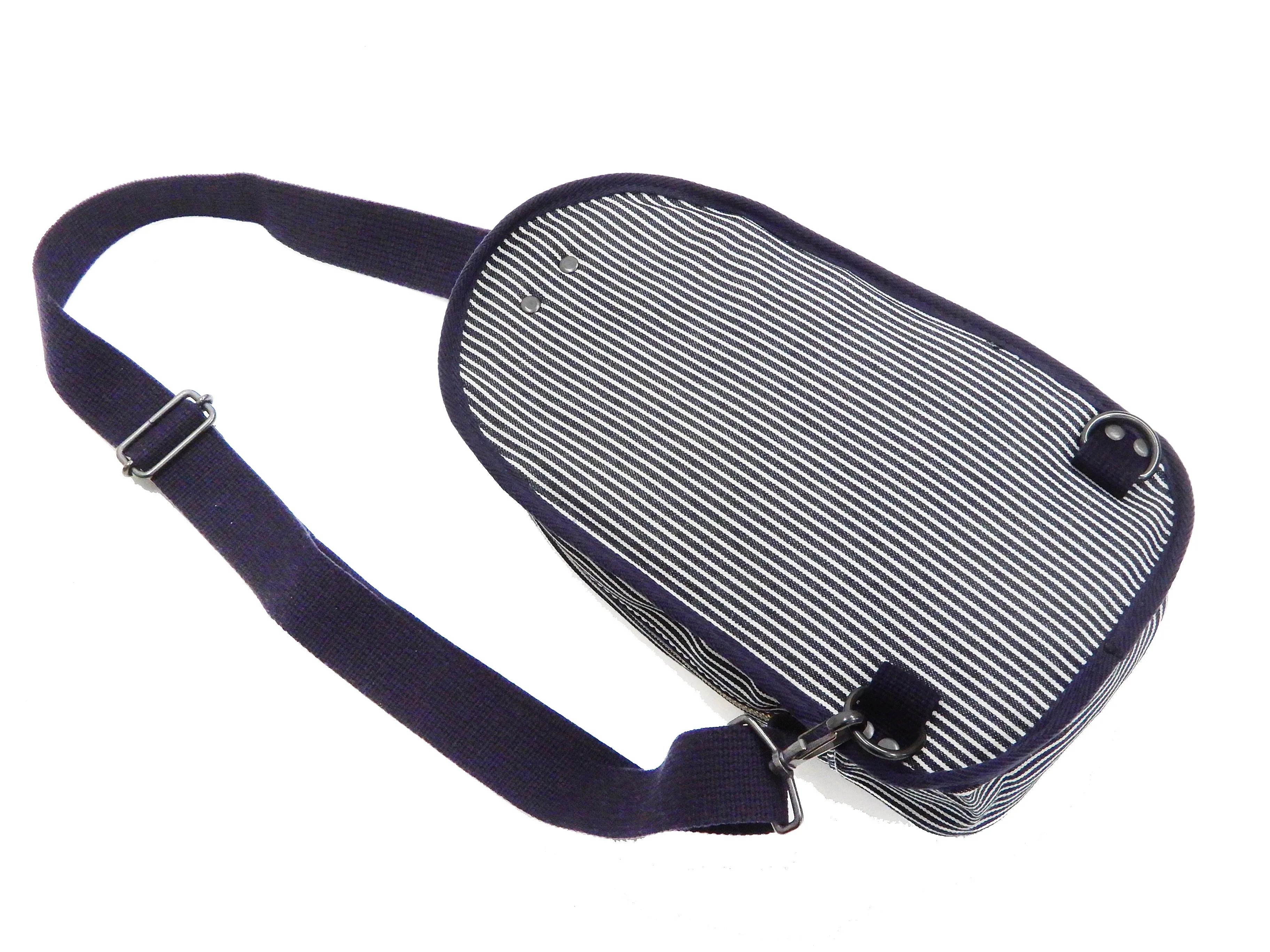 Kojima Genes Sling Bag Men's Casual Small Crossbody Backpack rnb953 RNB-953 Hickory-Stripe