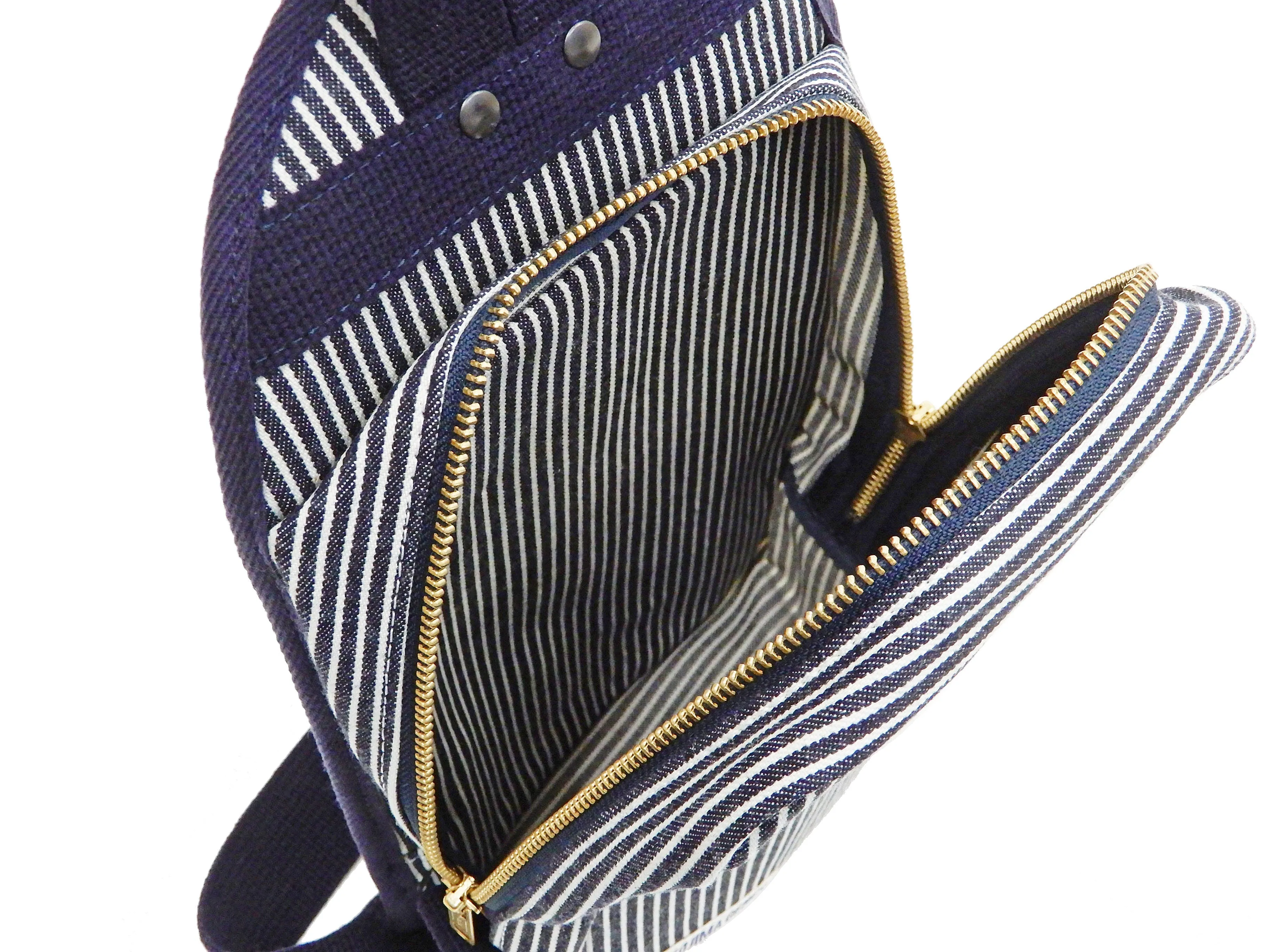 Kojima Genes Sling Bag Men's Casual Small Crossbody Backpack rnb953 RNB-953 Hickory-Stripe