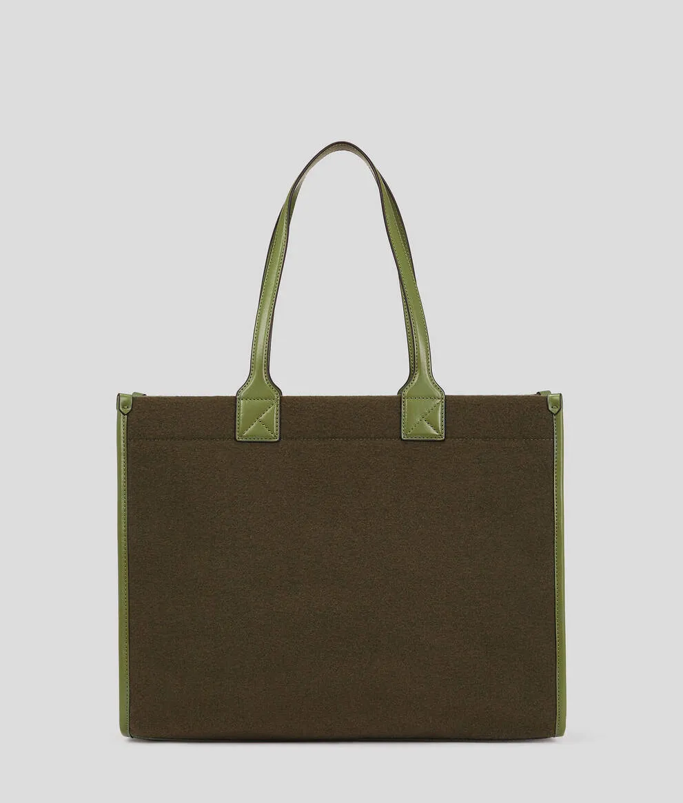 K/SKUARE LARGE FELT TOTE BAG