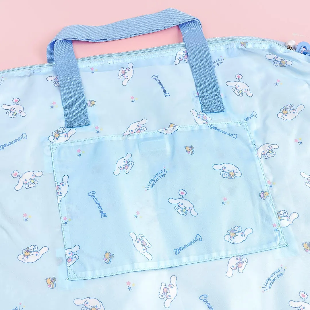 Kuromi Tiny Chum & Star Foldable Boston Bag