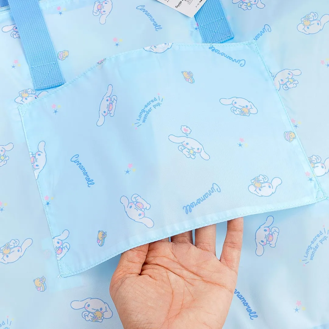 Kuromi Tiny Chum & Star Foldable Boston Bag
