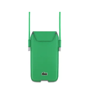 Lacoste - (19x12.5x1.5cm) Universal cell phone shoulder bag Crossbody Bag Petit Pique (LCPSP15XPVCN) - Green