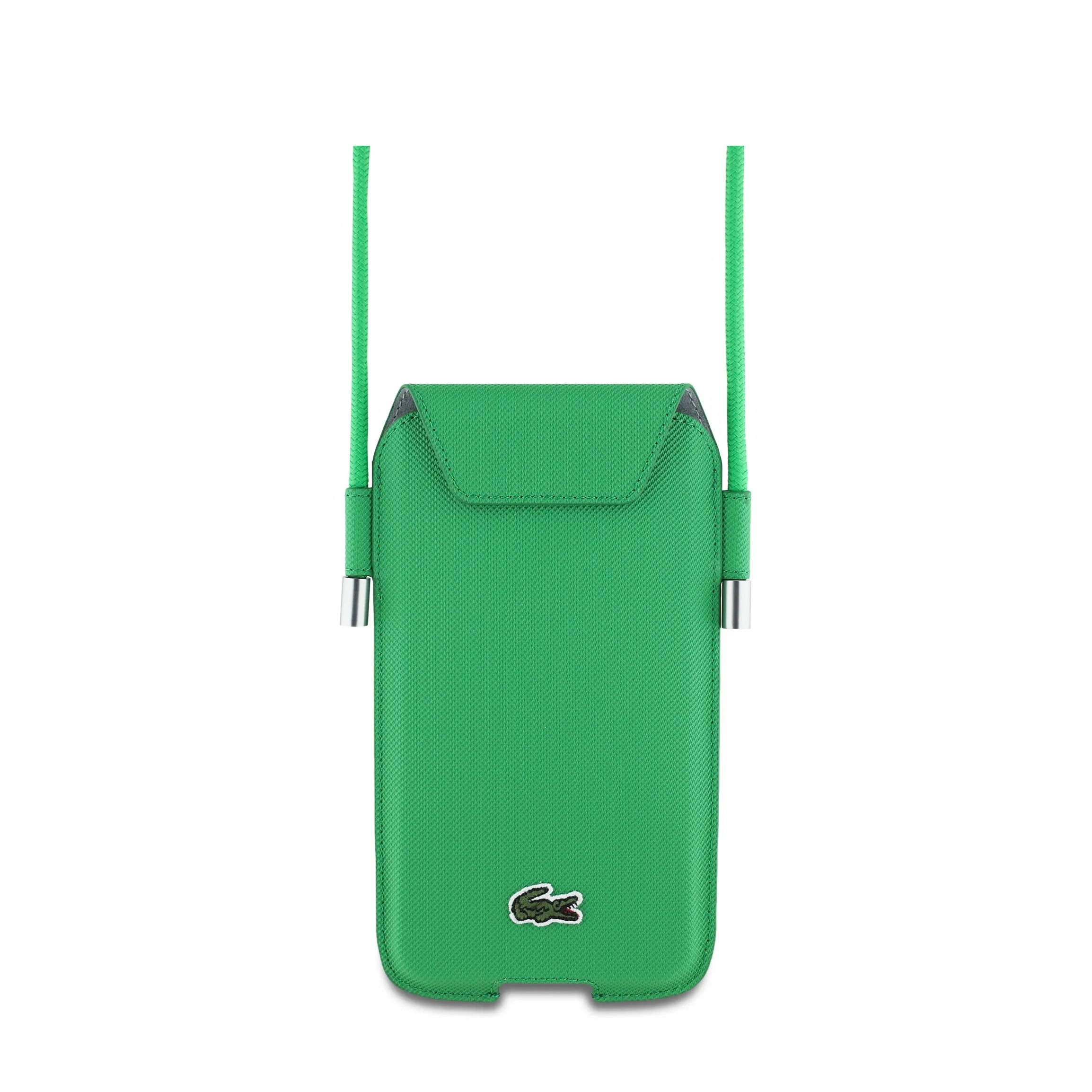 Lacoste - (19x12.5x1.5cm) Universal cell phone shoulder bag Crossbody Bag Petit Pique (LCPSP15XPVCN) - Green