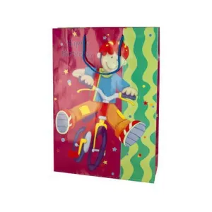 Large Happy Birthday Bike Boy Gift Bag ( Case of 96 )