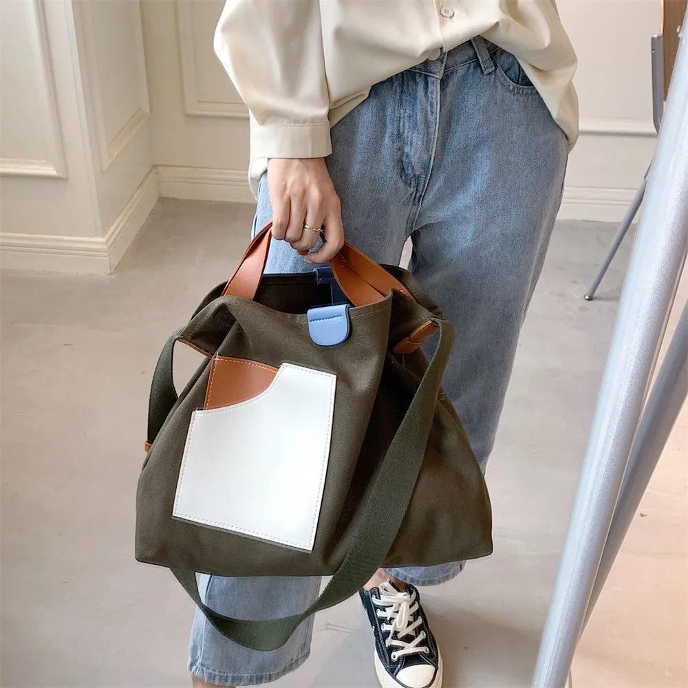 Laura Large Capacity Canvas Tote Bag