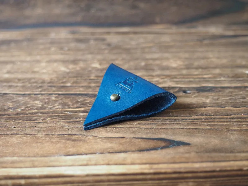 Leather Cord Holder x 2pcs #Blue