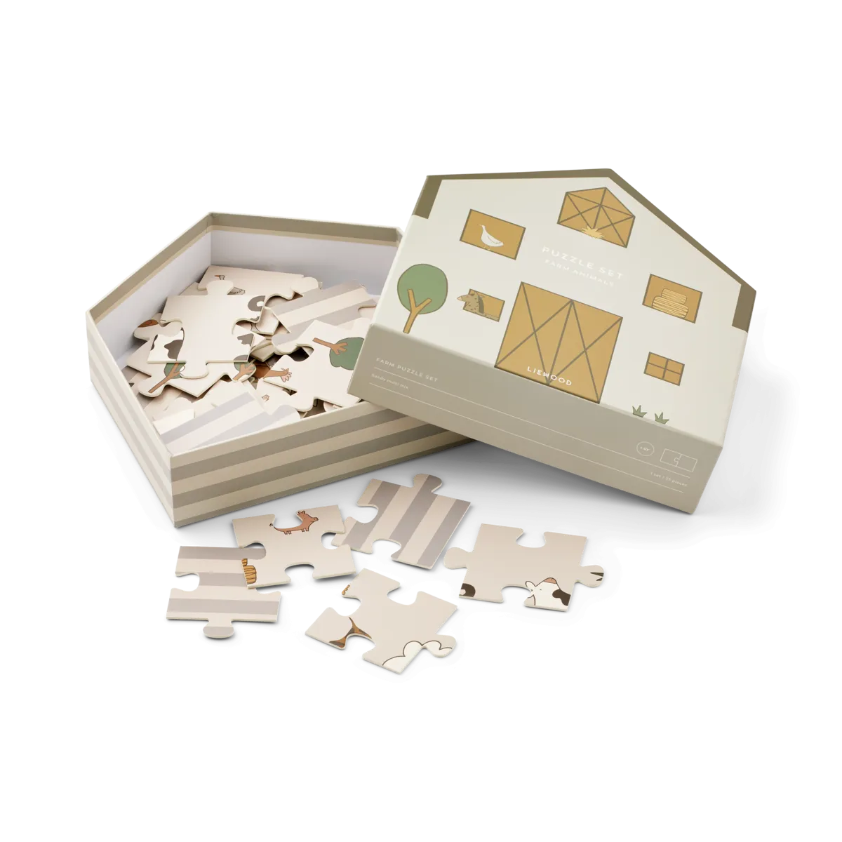 Liewood Jimmie Puzzle | Farm /Sandy