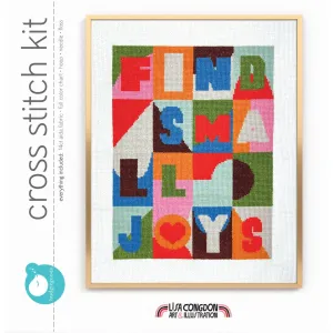Lisa Congdon Small Joys Cross Stitch Kit