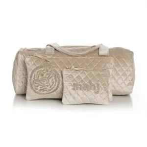 Mahjong Bag Travel Set - Silver