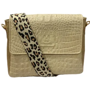 MANDY BEIGE LIMITED EDITION LEATHER BAG