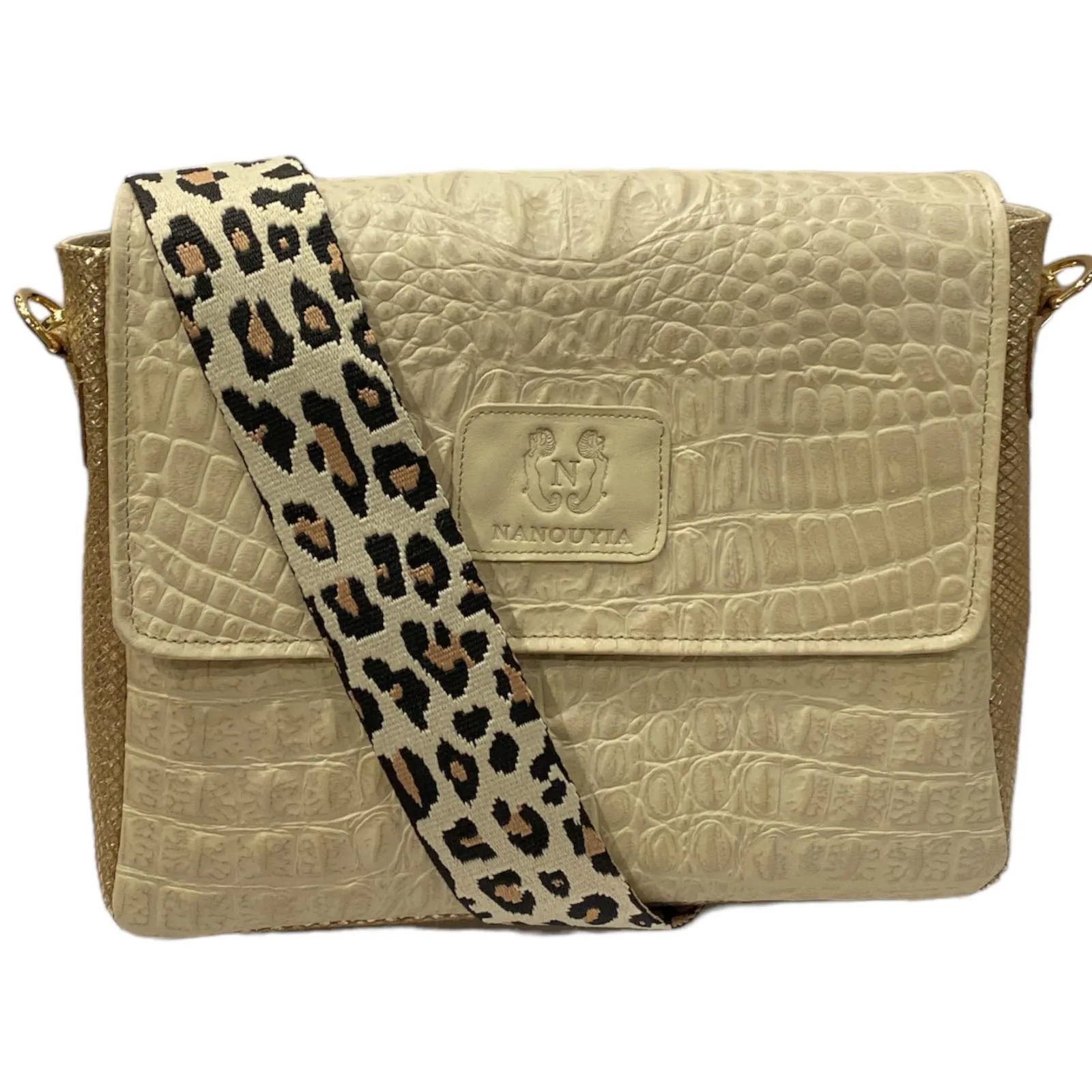MANDY BEIGE LIMITED EDITION LEATHER BAG