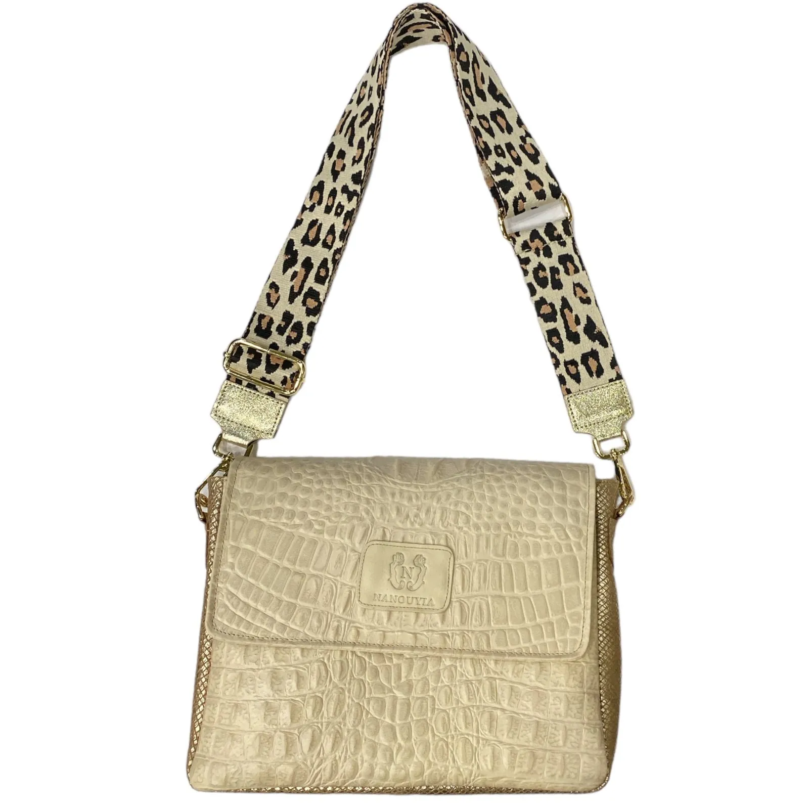 MANDY BEIGE LIMITED EDITION LEATHER BAG