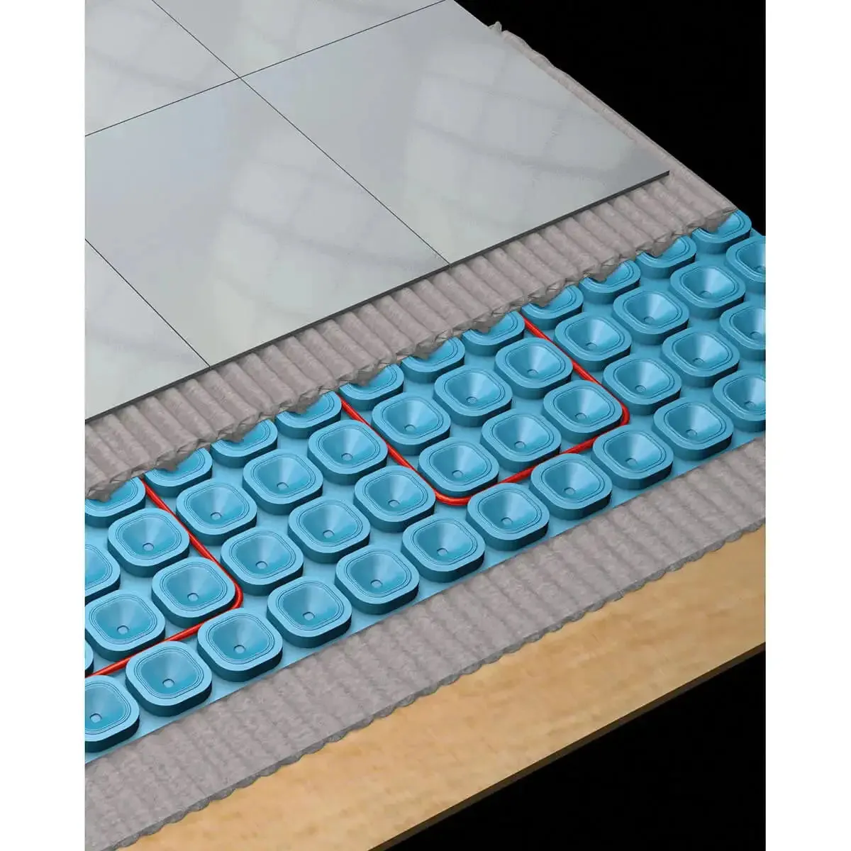 Mapeheat 9 sq. ft. (2' 9" x 3' 3") Nuheat Mat