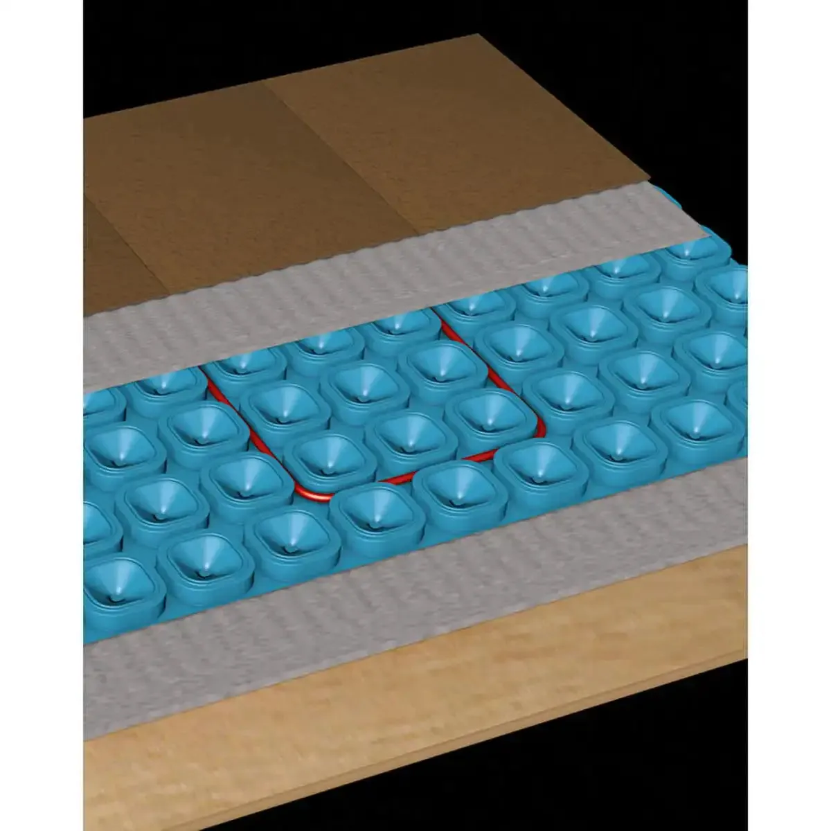 Mapeheat 9 sq. ft. (2' 9" x 3' 3") Nuheat Mat