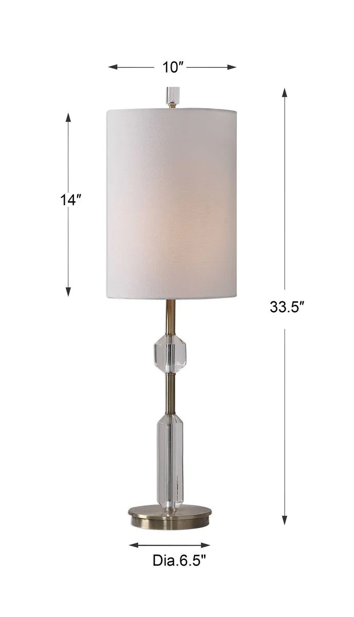 Margo Cut Crystal Buffet Lamp
